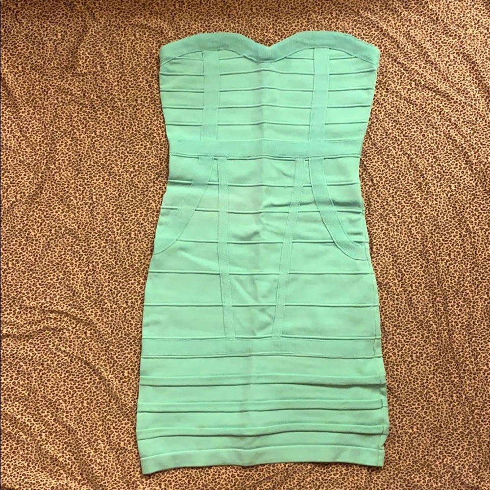 Mint Green Bandage Tube Dress